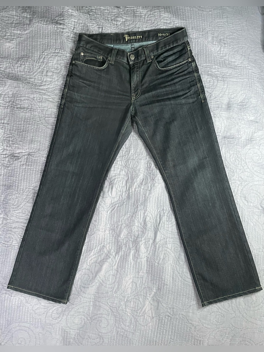 Fidelity Denim 50-11 Sabbath Rinse Straight Leg Jeans 32/29